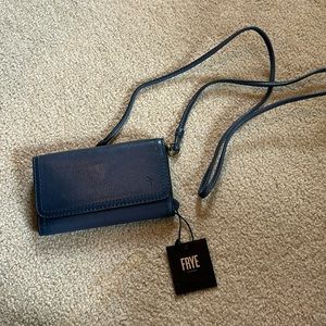 Frye Navy Lily Phone Crossbody NWT
